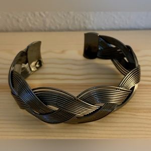 Charcoal Bangle Bracelet